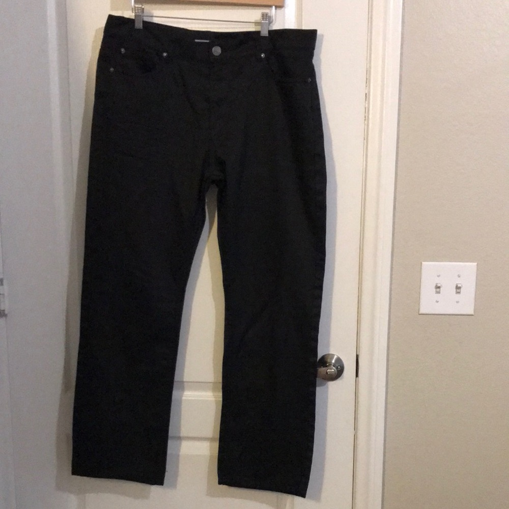 Men's Slim Straight Jeans - Black